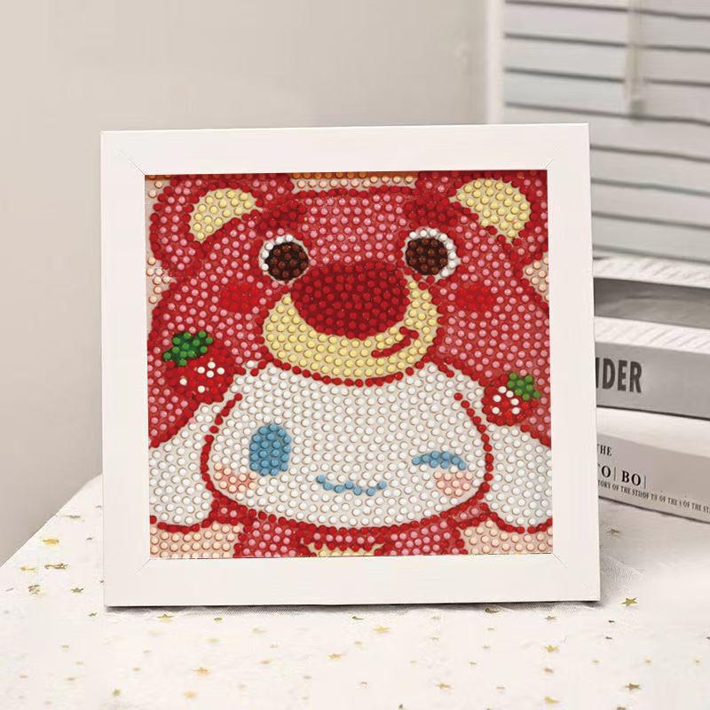 High-End Diamond Painting Diy Van Gogh Starry Sky Cat Creative Handmade Toy Table Decoration Diamond Painting With Frame