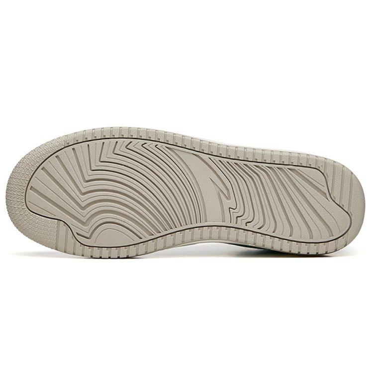 Anta Abrasion Resistant High top Skateboard Shoes Men's White Gray 912238013-4