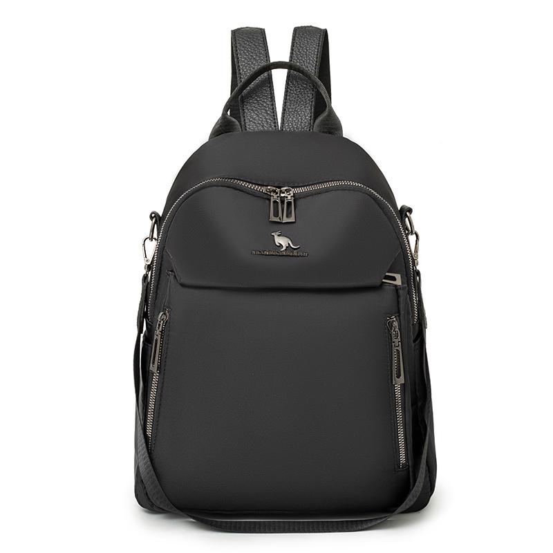 Nylon Backpack Women's Commuter Dual-Purpose Shoulder Bag Large Capacity Travel Backpack