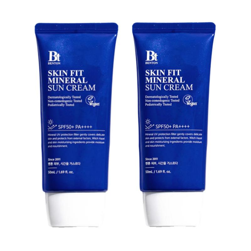 

Benton Солнцезащитный крем с минеральным тонирующим эффектом Skin Fit 50 мл × 2