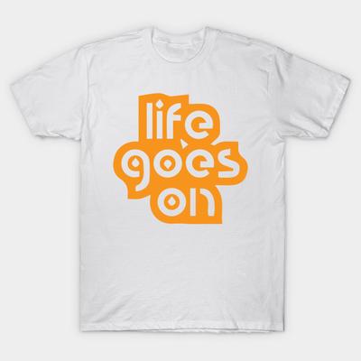 T Shirt Women Life Goes On Design Harajuku Print Kawaii Tshirt Letnia koszulka damska z krótkim rękawem Top Tee