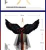 Halloween Angel & Demon Feather Wings Cloak - Costume Prop for Performances & Cosplay