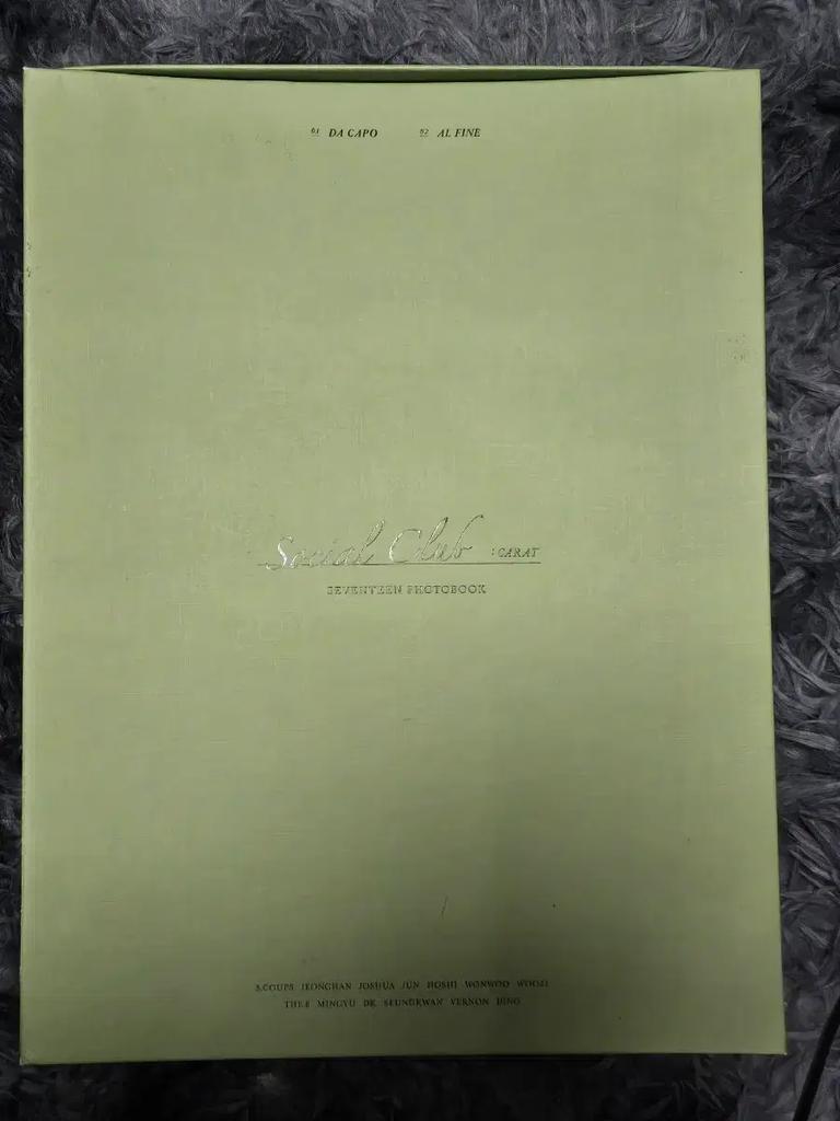 SEVENTEEN Social Club Photobook Used