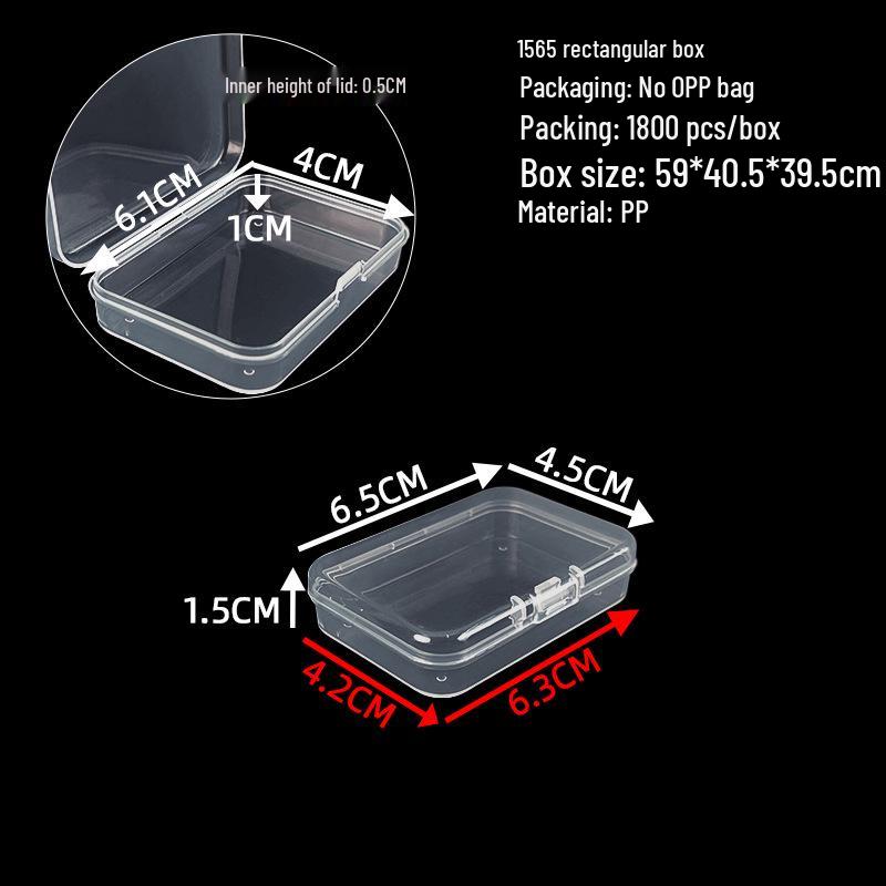 Clear Plastic Hardware Storage and Display Box
