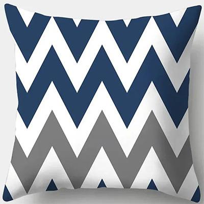 Home Decor Geometric & Stylish Patterned Pillow Covers Pattern Cushion Cover Suitable for Sofa Bedroom Car Pillow Cover