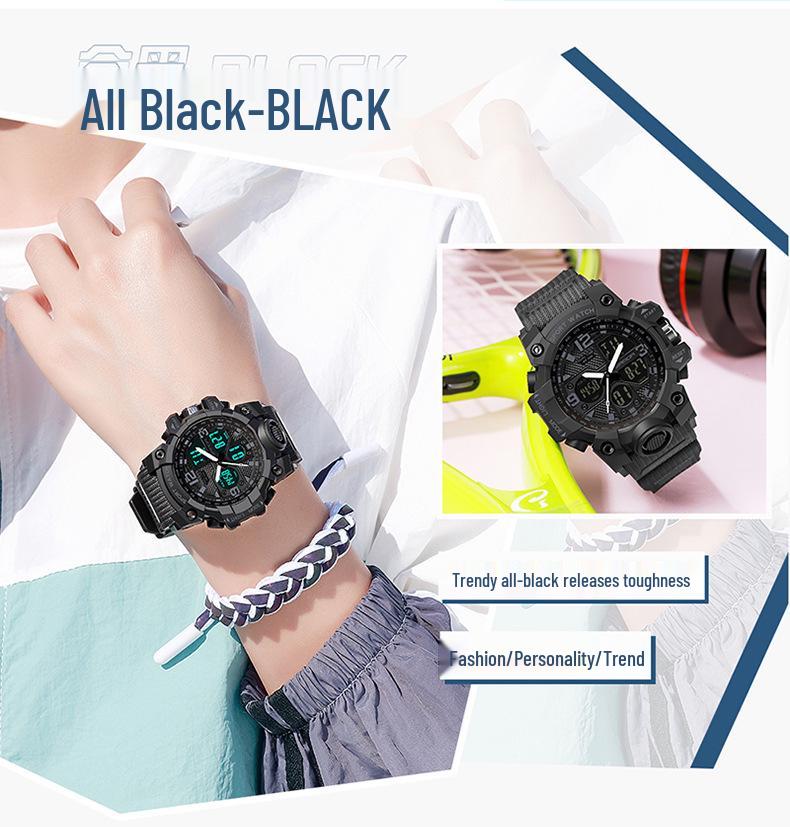 Sanda Fashion Luminous Waterproof Multi-function Sports Watch for Men & Women, Suitable for Students