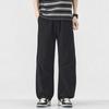 American Trendy Brand Three-dimensional Tailoring Loose Straight Casual Pants Men's Solid Color Simple and Versatile Wide-leg Drape Long Pants