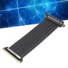 PCIe 4.0 X16 GPU Riser Cable 16X Flexible Cable High Speed Extension Port Adapter 180 Degree   Shielded PCIe Extension Cable