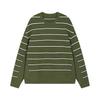 Men's Loose Fit Round Neck Striped Knit Sweater