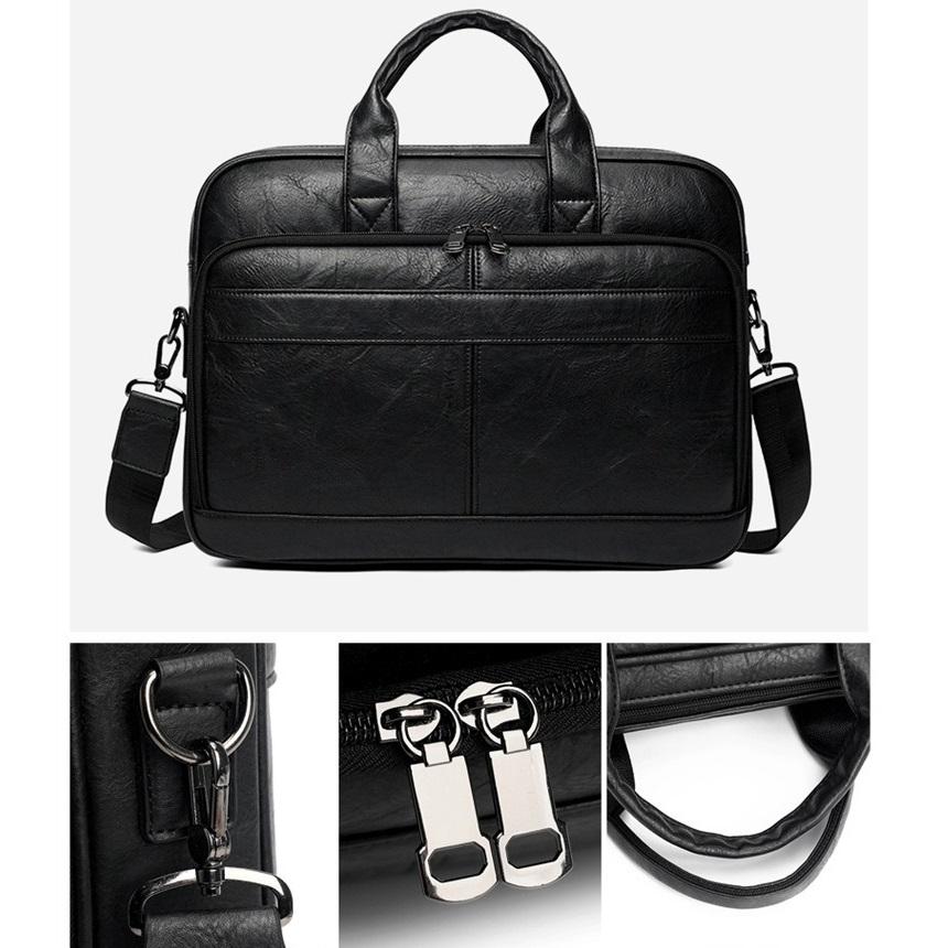 Men's Handbag Large Capacity Briefcase Business Computer Bag 42*8*30cm
