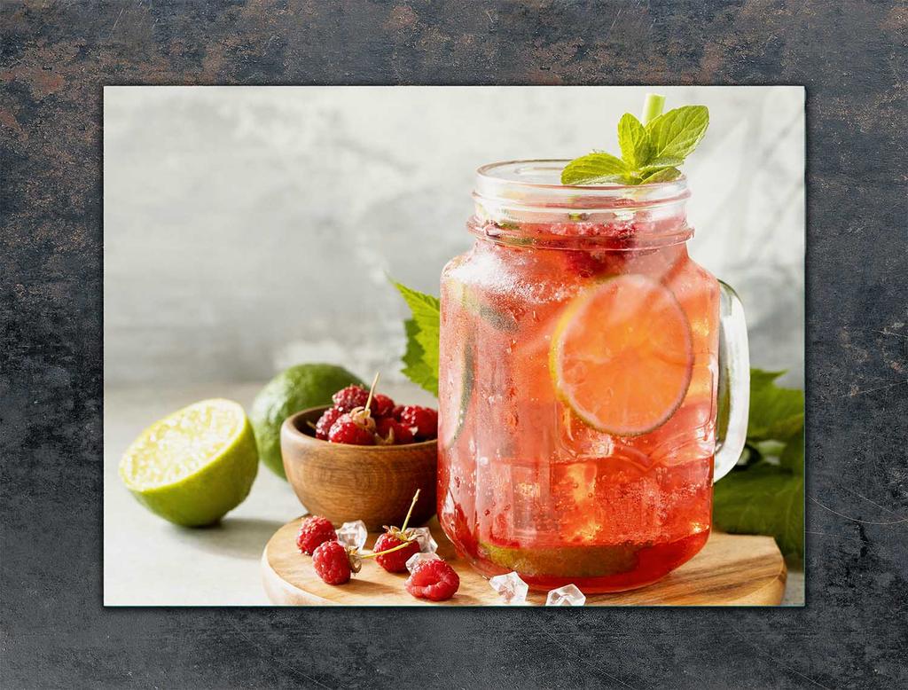 SZKLANA PŁYTA OCHRONNA NA KUCHENKĘ 70x52 DRINK