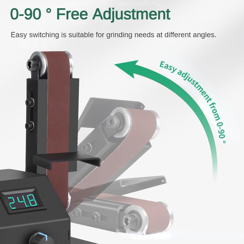 Mini Portable Electric Polishing Machine Household Desktop Sharpening Tool Small Multifunctional Sanding Belt Machine