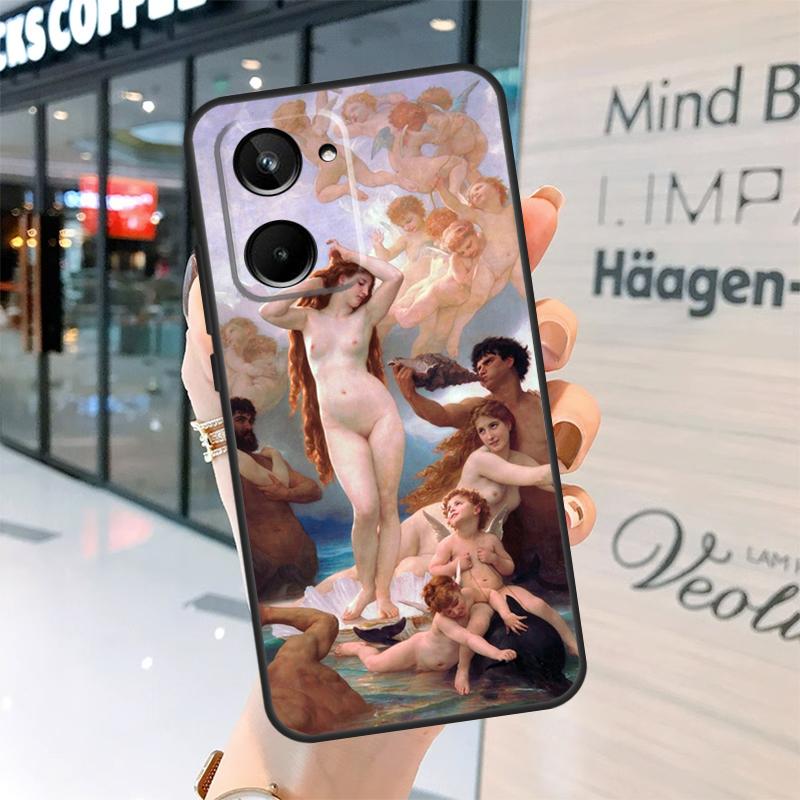 Art Painting Birth Of Venus Case For Realme 15 Pro 12 11 13 14 Pro Plus GT6 GT7 C55 C51 C53 C25 C63 C61 C65 C67 C71 C75