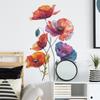1Pc Painted Flowers Wall Stickers For Living Room Bedroom Background Wall Decor Home Decorative Stickers Wall Decals Mural