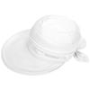 Women's Sun Hat Outdoor Travel Bowknot Empty Top Hat Detachable Beach Sun Hat
