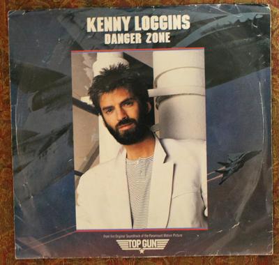 7inch Record KENNY LOGGINS - Danger Zone 3805893 Columbia 1986 Canada Rock Used