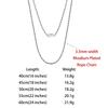 ORSA JEWELS 18K Gold over Authentic 925 Sterling Silver 1.7mm Diamond-Cut Rope Chain Necklace for Man Woman Twist Chain SC29