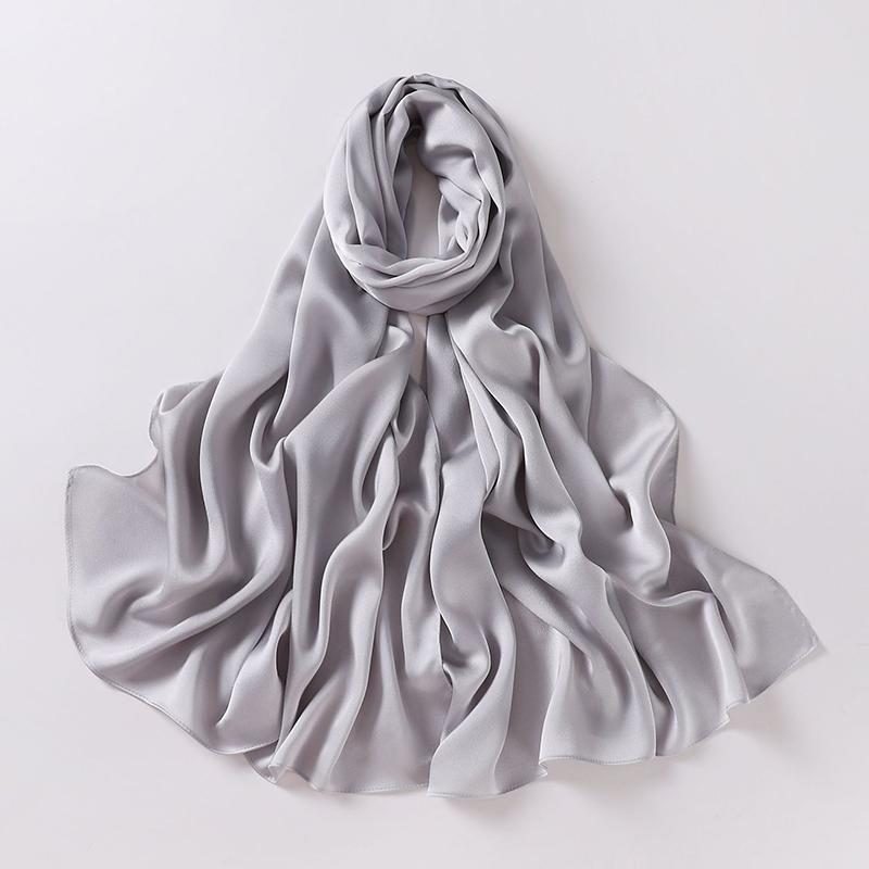Spring Muslim Modal Chiffon Jersey Hijab for Women Plain Soft Shawls Scarves Big Size Headscarf Islamic Turban Headband Abaya