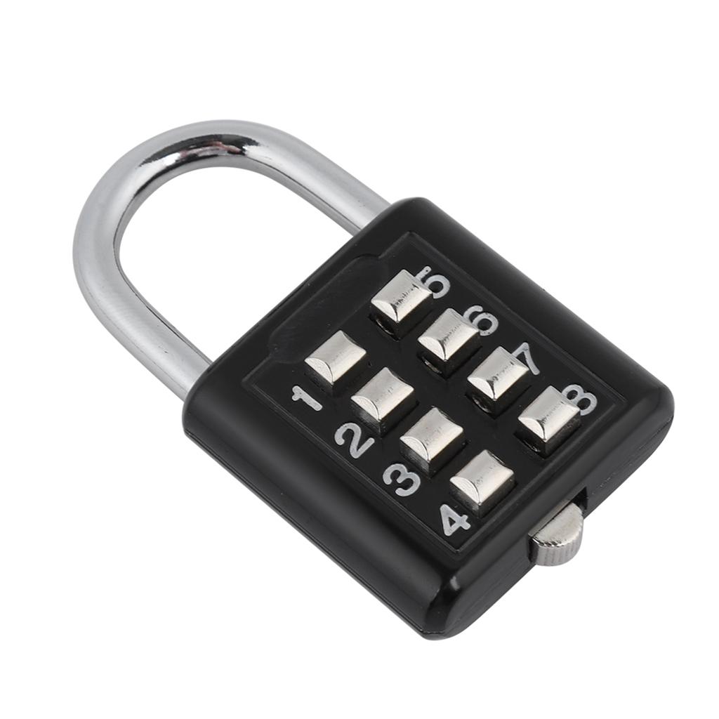 8 Digit Combination Code Padlock Security Password Lock for Travel Suitcase Luggage