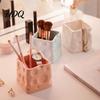 Large Opening Cheese Holder Ceramic Pen Holder Capacity Storage Jar Cute Desk Organizer Container for Stationery Makeup Brushes Small Items Bedroom