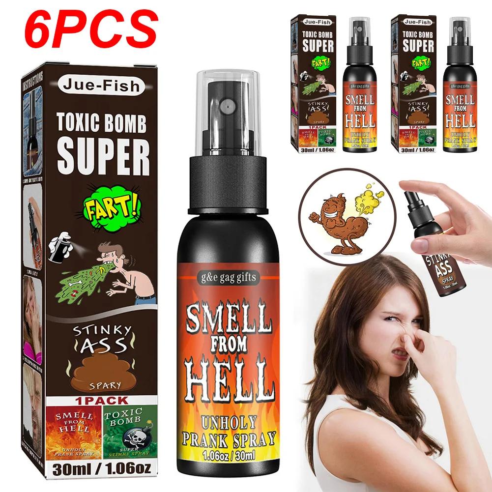 180-30ml Fart Gag Spray Prank Joke Plastic Smelly Stinky Gags Party Supplies Spray Can Stink for Adults Kids Non Toxic for Party