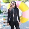 Plus-Size Women's Two-Piece Diving Suit, XL, Long Sleeves & Pants, Sun Protection, Slimming, Jellyfish-Resistant, 5-Piece Set