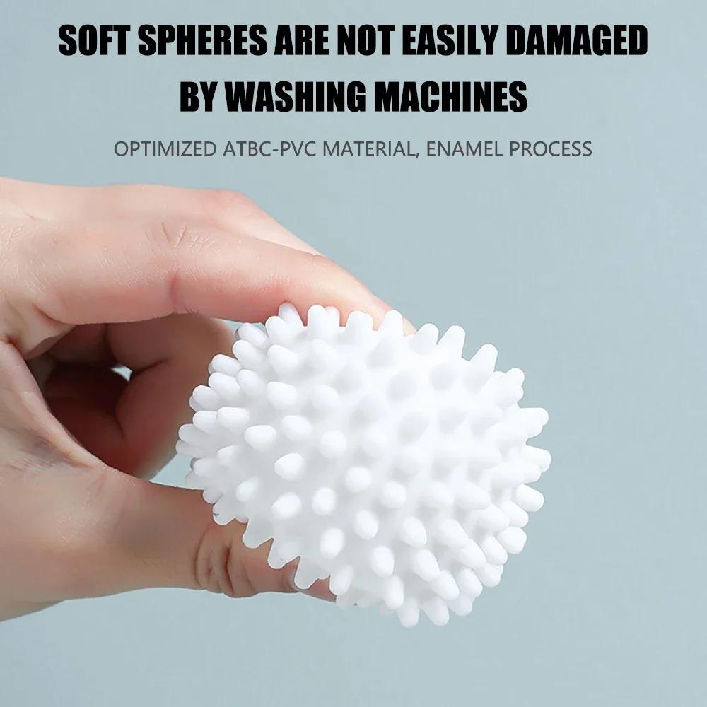 Laundry Ball Dryer Balls Reusable PVC Solid Home Cleaning Ball Household Cleaning Washing Machine Accessories Clothes Softener