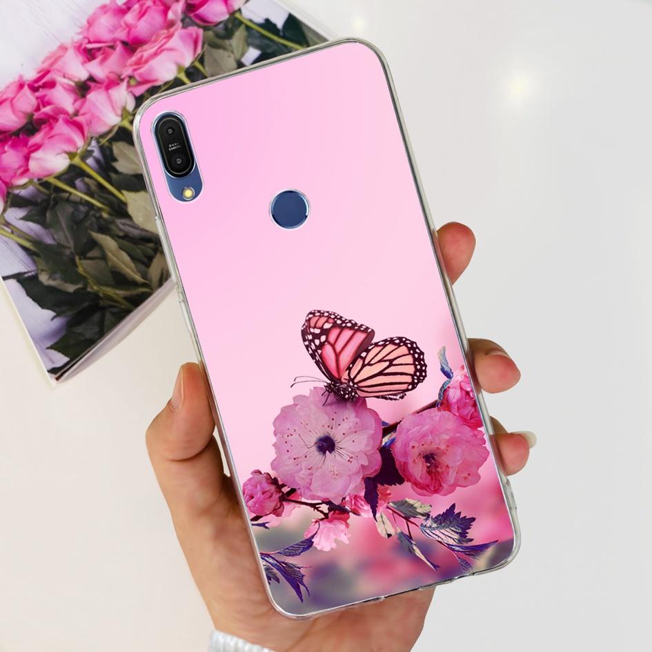 5.99" Case For Asus Zenfone Max Pro (M1) ZB601KL ZB602K Cover X00TDB Fashion Pattern Clear Soft Silicone Fundas Phone Back Cover
