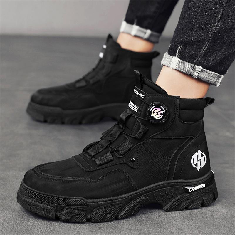 

Рабочие ботинки мужские увеличивающие обувь для мотоциклистов осень 2024 новые удобные дышащие увеличивающие оптовая продажа с фабрики 42