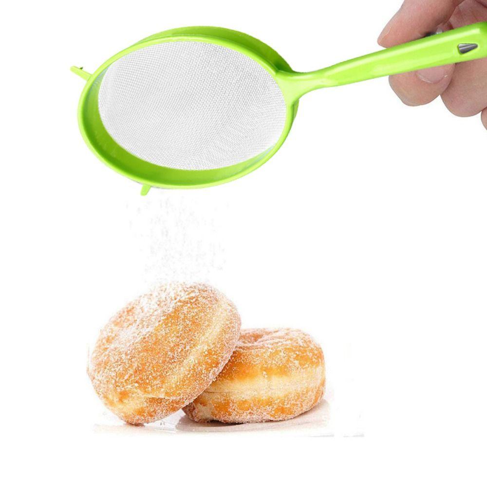 Household with Long Handle for Sifting Juice Spice Flour Sieve Coffee Filter Tea Strainer Colander