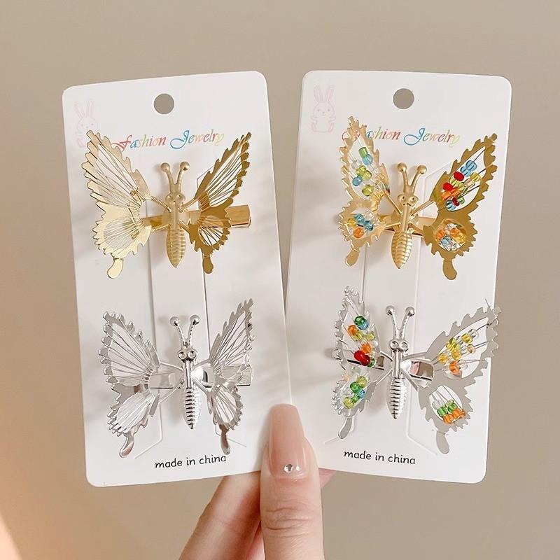 Children's Moving Butterfly Hair Clips – Cute Headdress & Bangs Accessories