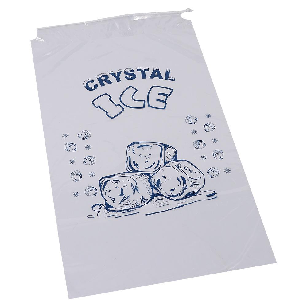 10 Pounds Storage 20 X 12 Inch Ice-bag Storage With Drawstring Plastic Bag Heavy Duty Ice Bags