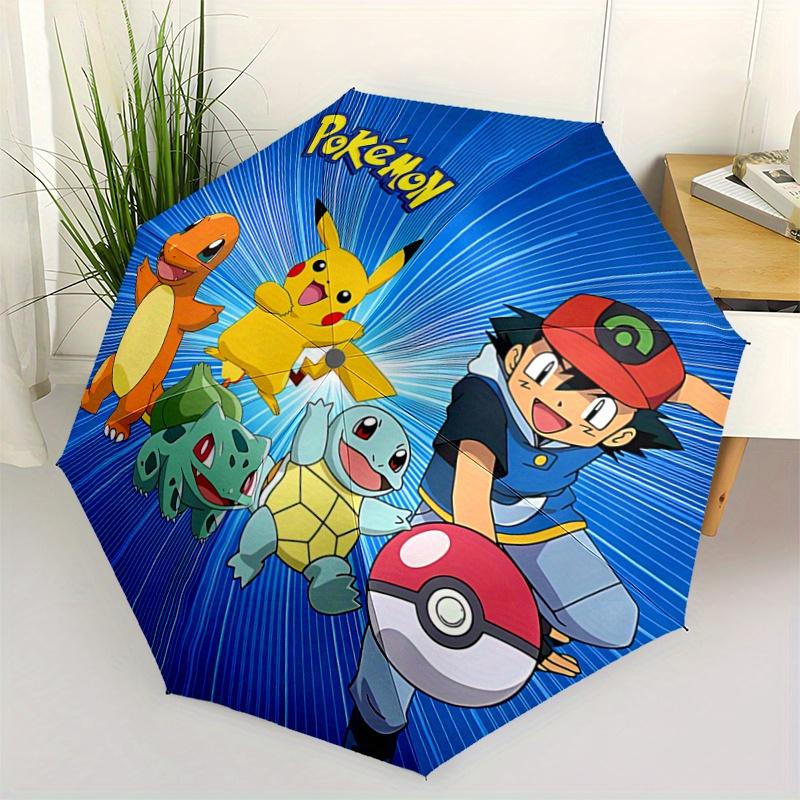 

1pc Pikachu Umbrella - Automatic Opening & Closing, Portable 3-Fold Design Compact Design, Suitable for Travel and Daily Use.F003
