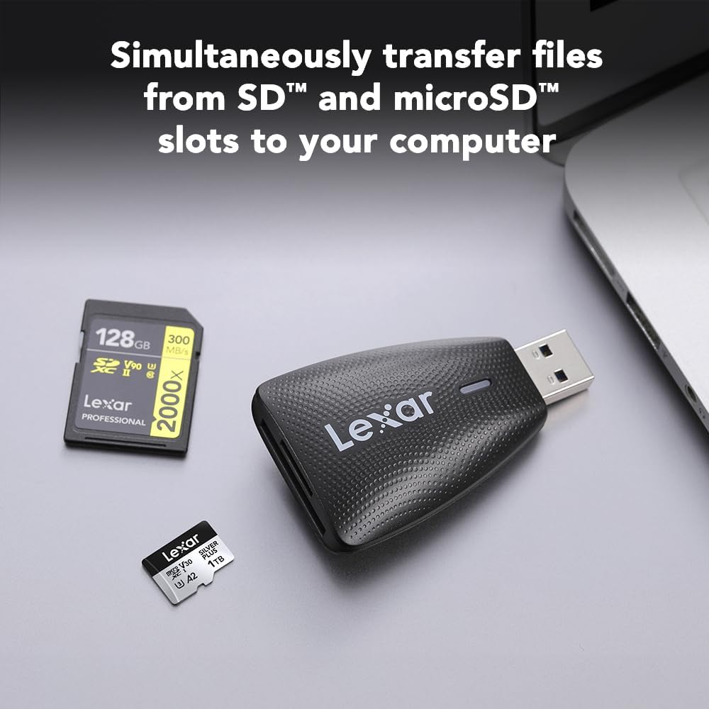 Lexar Card Reader USB 3.1 for SD Micro SD TF Memory Card Adapter for PC Smart microsd Memory Card reader SD Card Adapter
