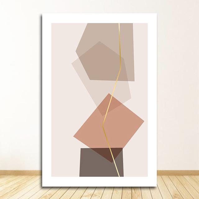 Wall Art Decorative Picture Nordic Decoration Home Minimalist Abstract Line Face Canvas Prints Paintings For Living Room