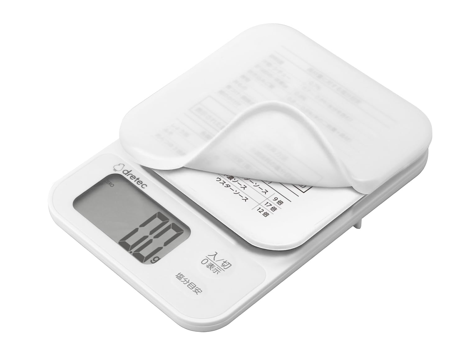 

Dretec Scale for Knowing Salt Concentration Salt Meter with Silicone Digital Measures up to Large Easy to Reduced White Seasoning, Meter, Method,