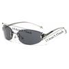 Y2K Style Frameless Sunglasses Trend UV Protection Retro Eyeglasses Light Weight Vintage Decorative Sun Glasses Streetwear