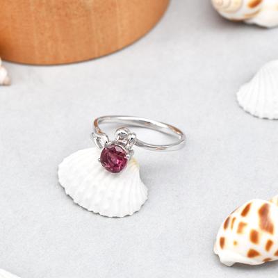 Natural Pink Tourmaline Gemstone 925 Sterling Silver  Ring Size  5 US Gift Ring,