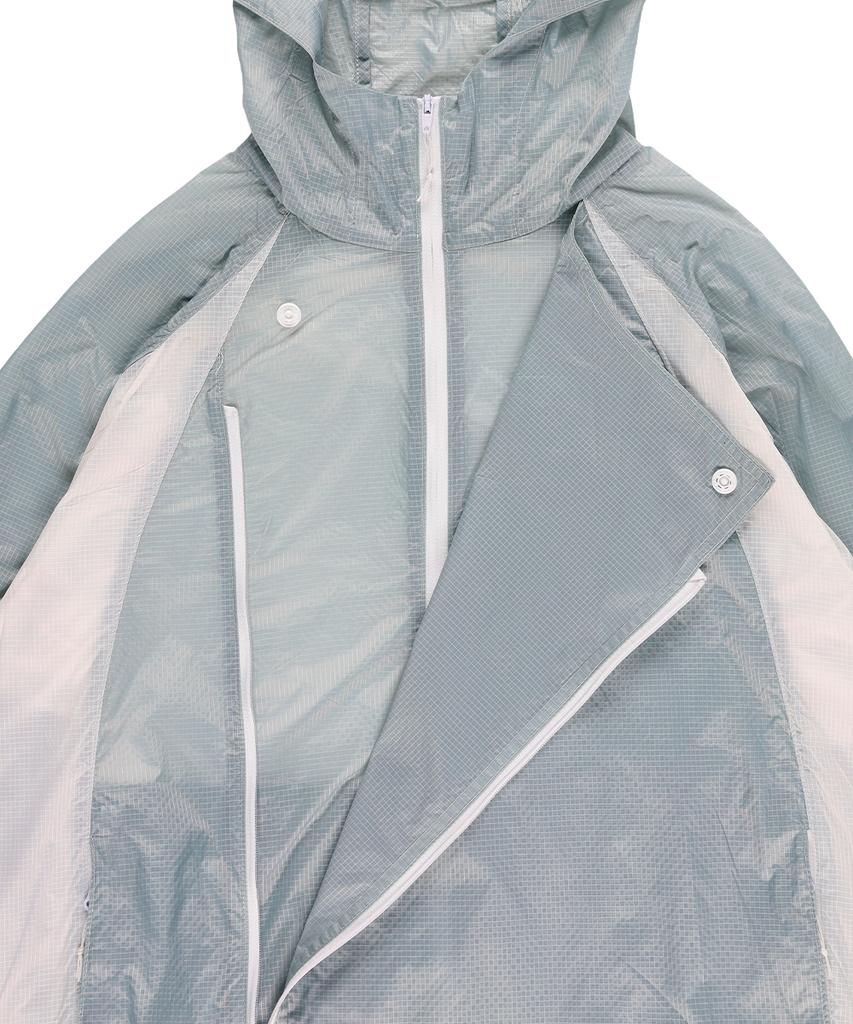 Thewarld Opark Ripstop Packable Windbreaker (Ice Grey)
