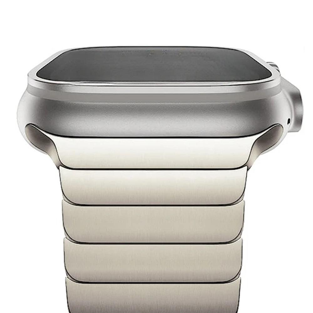Stal nierdzewna pasek do Apple Watch Ultra2 opaska 49mm 44mm 45mm 40mm 41mm 42 46mm Metalowa bransoleta iWatch seria 9 7 8 se 3 10 11