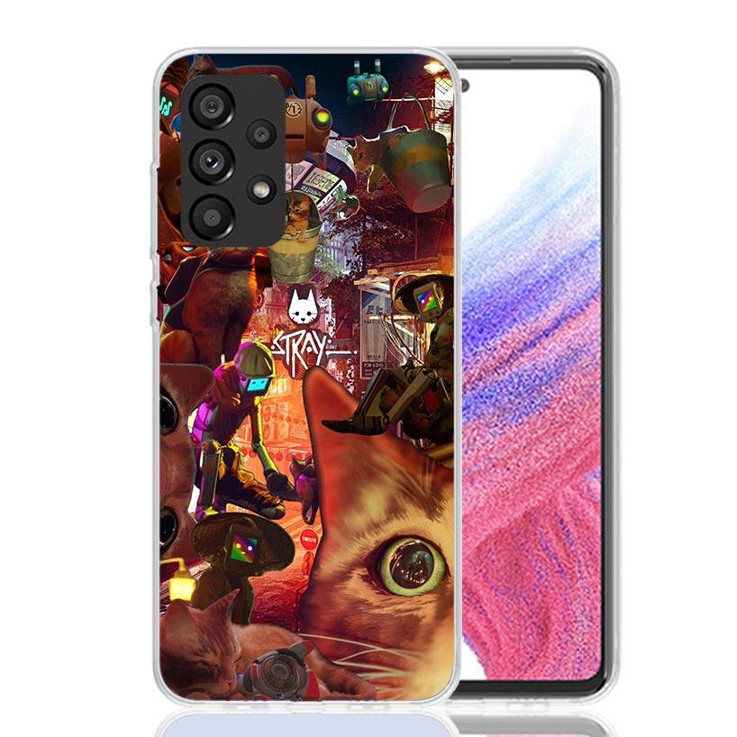 Stray Cat Game Phone Case for Samsung Galaxy A17 A16 A15 A14 A13 A57 A56 A55 A54 A53 A37 A36 A35 A34 A33 A26 A25 A24 A23 Galaxy