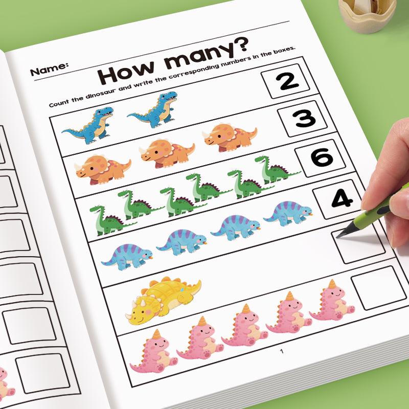 Preschool Math Fill-in-the-Blanks Workbook: Logic, Pattern Recognition & Fun Learning