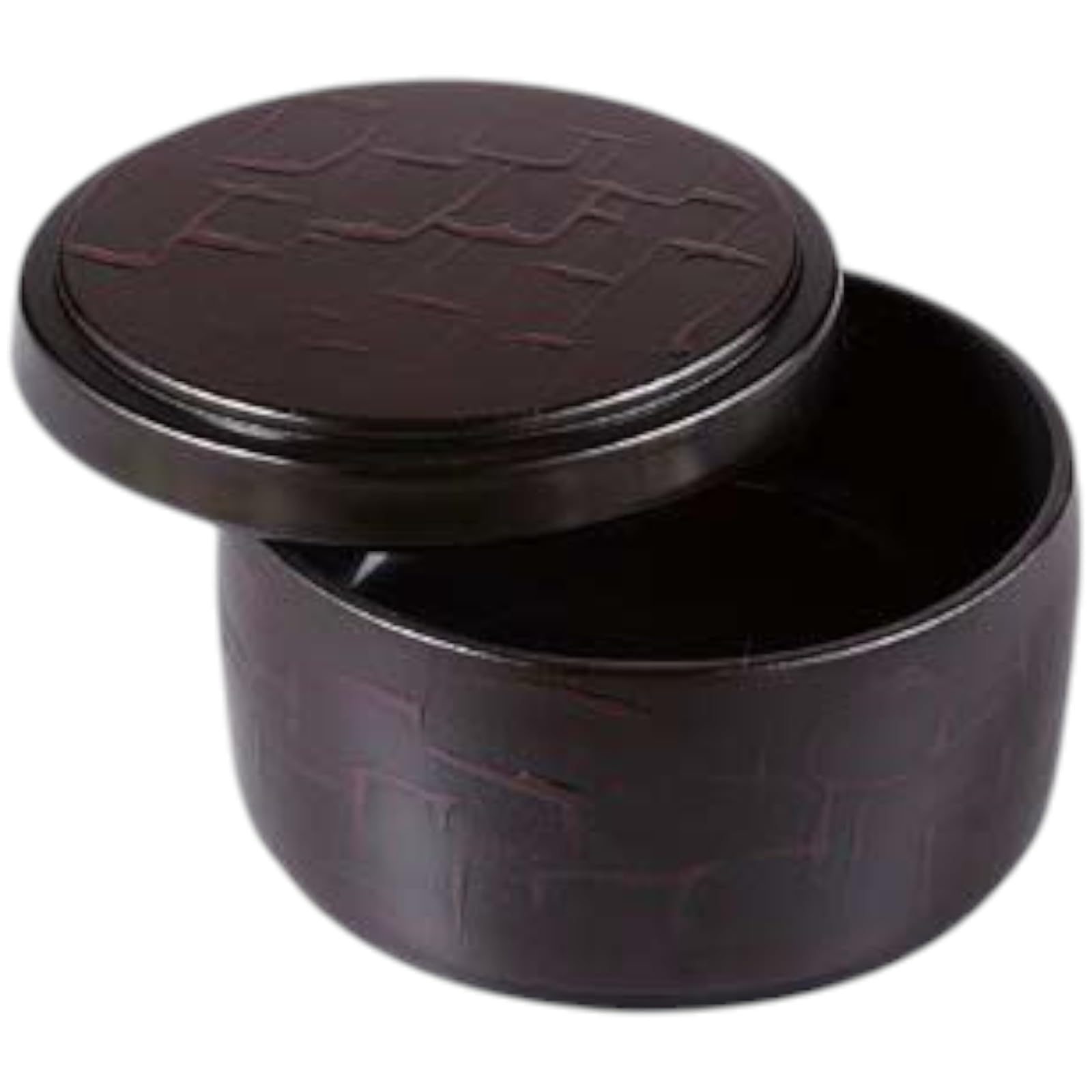 

Блюдо для суши Чирашидзуси Тайкомаруджу Покрытое маслом Черный лак Внутренняя часть Сделано в Японии J-kitchens (Бочка для суши, Бочка)