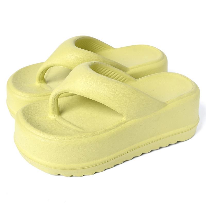 Fashion Women Flip-flops Eva Slipper Summer Shoes Platform Cloud Slippers Home Bedroom Beach Bathroom  On Offer  Promotion