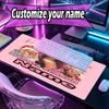 Custom Name Personalized Karol G Pattern Mousepad, Laptop PC Desk Mat, Decorative Desk Mat for Home Keyboard Pad Gift