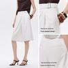 VEROMODA Women's Asymmetrical High-Waist Wide-Leg Shorts