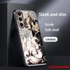 Nine-tailed fox art fashion design Phone Case For Samsung Galaxy S26 S25 S24 S23 S22 S21 Plus Ultra Note20 Soft Black