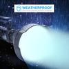 Rechargeable Spotlight Flashlight 4 Modes LED Super Bright Searchlight IPX5 Water Resistant Work Lights for Hiking
