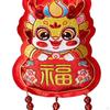 Festive Blessing Wind Chime Pendant Hanging Fengshui Photo Props Dragon Year Decoration