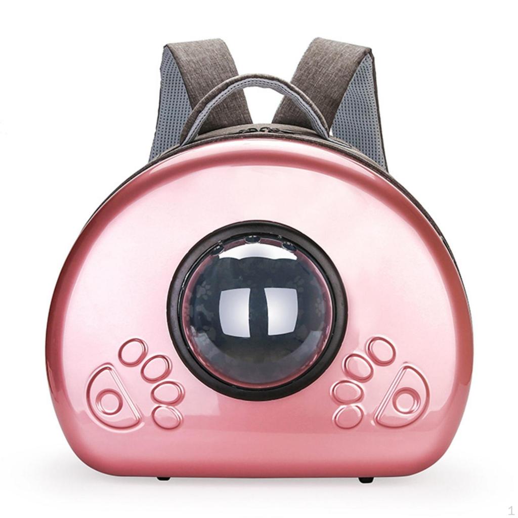Cat Backpack SturdyConstruction Spherical Pet Carrier Glossy with Window